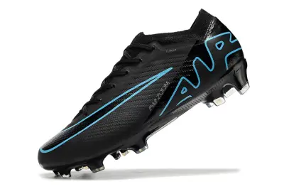Nike Air Zoom Mercurial Vapor 15 Elite FG - Black/Electric Blue/Deep Indigo
