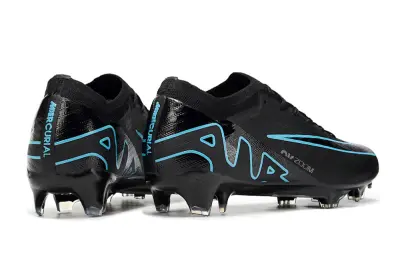 Nike Air Zoom Mercurial Vapor 15 Elite FG - Black/Electric Blue/Deep Indigo