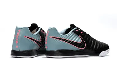Nike Tiempo Ligera IV IC - Black/Aqua Blue/Pink Glare