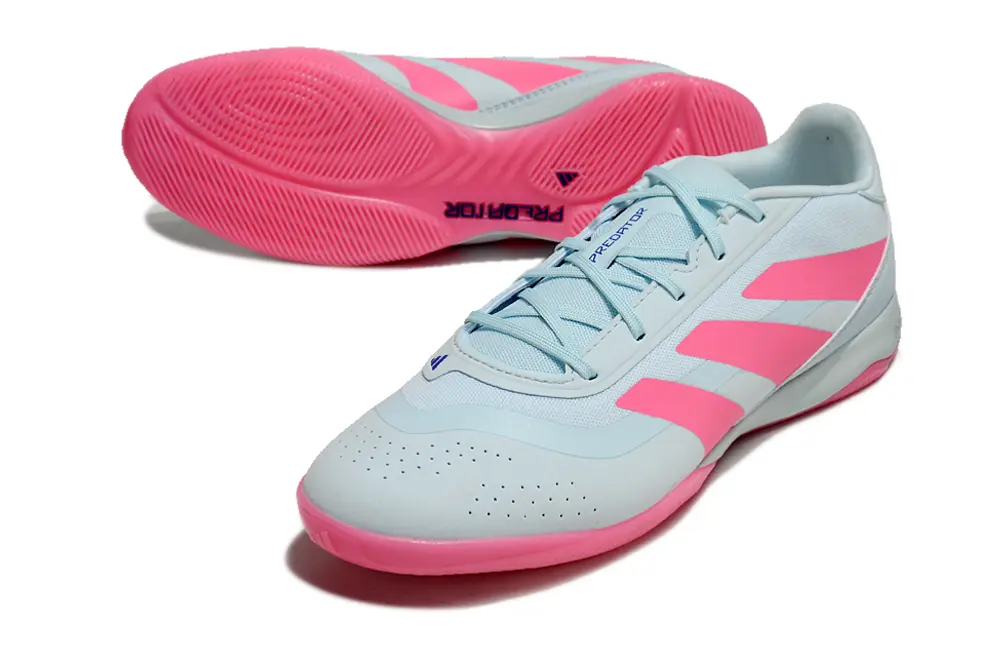 Adidas Predator 24 Elite IC - Blue/Light Pink/Soft Blue