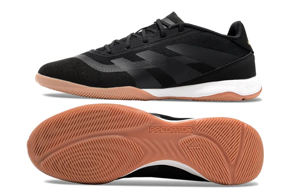 Adidas Predator 24 Elite IC - Black/Midnight Black/Amber Brown