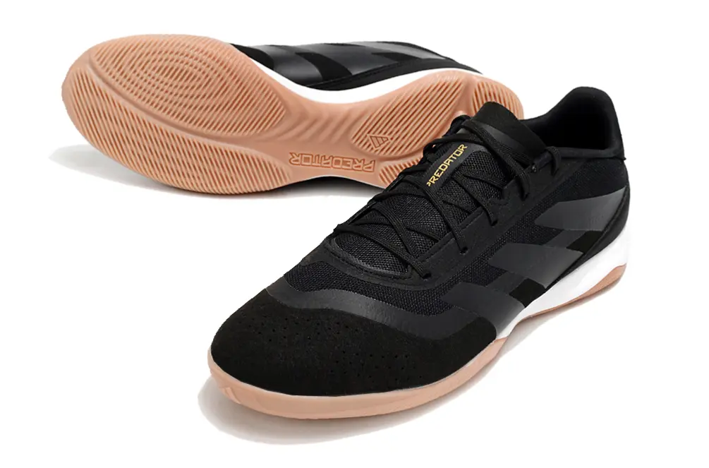 Adidas Predator 24 Elite IC - Black/Midnight Black/Amber Brown