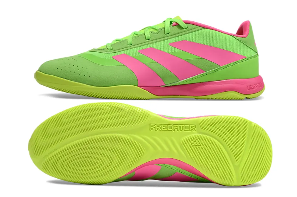 Adidas Predator 24 Elite IC - Green/Vibrant Green/Fuchsia Pink