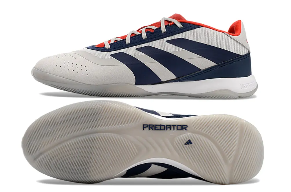 Adidas Predator 24 Elite IC - Navy/Crimson Red/Light Grey