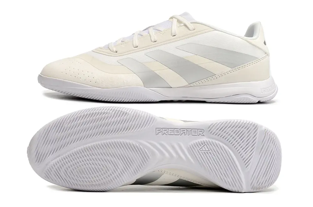 Adidas Predator 24 Elite IC - White/Soft Cream/Gentle Grey