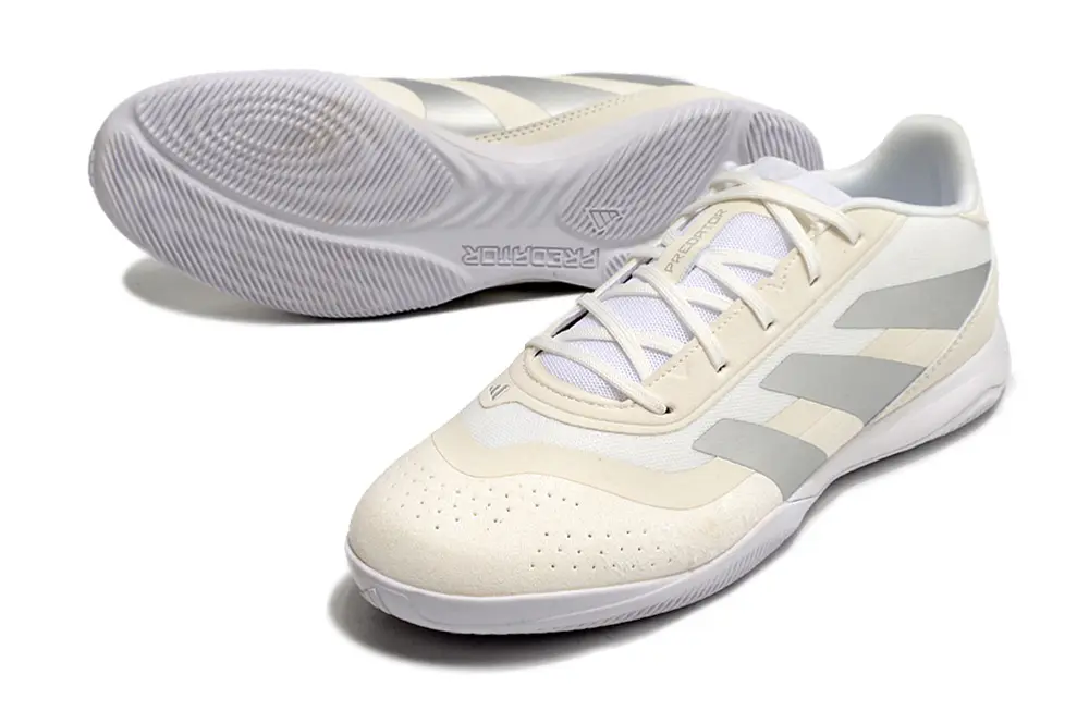 Adidas Predator 24 Elite IC - White/Soft Cream/Gentle Grey