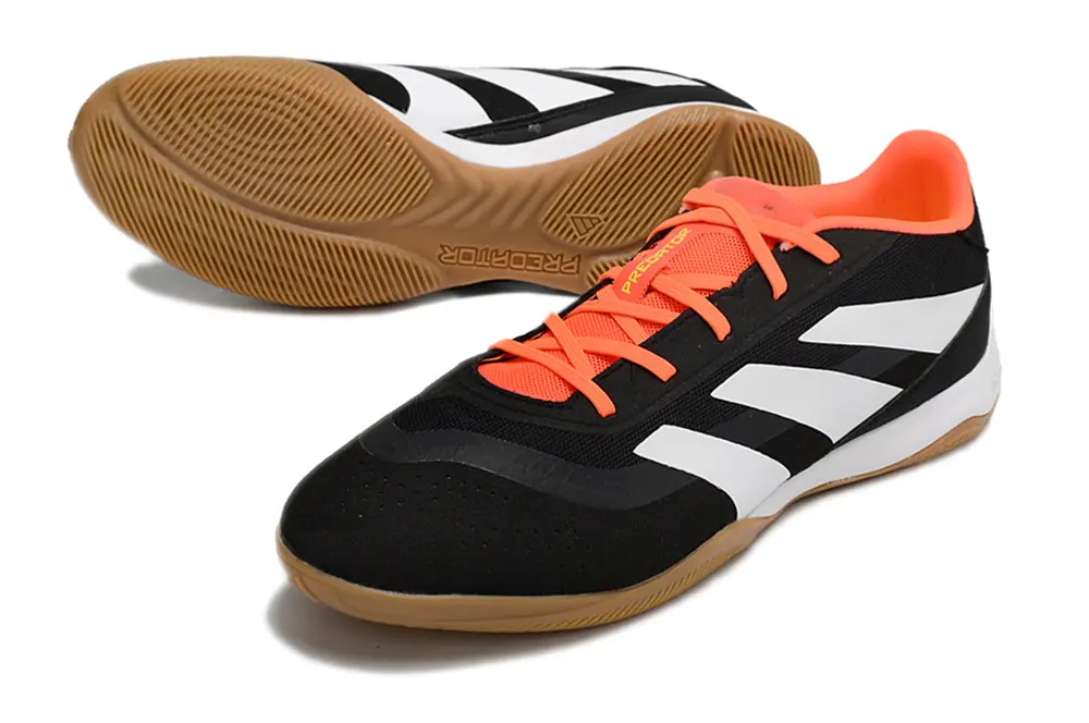Adidas Predator 24 Elite IC - Black/Vibrant Orange/White