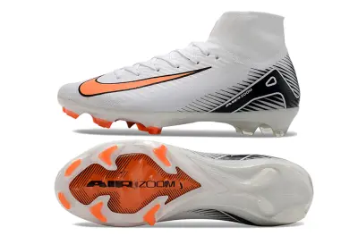 Nike Air Zoom Mercurial Superfly 10 Elite FG - White/Vibrant Orange/Jet Black