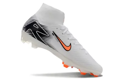 Nike Air Zoom Mercurial Superfly 10 Elite FG - White/Vibrant Orange/Jet Black