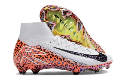 Nike Air Zoom Mercurial Superfly 10 Elite FG - White/Electric Orange/Black