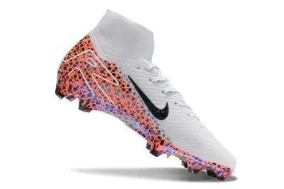 Nike Air Zoom Mercurial Superfly 10 Elite FG - White/Electric Orange/Black