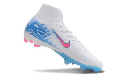 Nike Air Zoom Mercurial Superfly 10 Elite FG - White/Ice Blue/Pink Strike