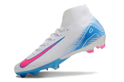 Nike Air Zoom Mercurial Superfly 10 Elite FG - White/Ice Blue/Pink Strike