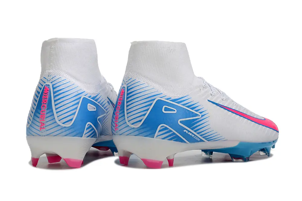 Nike Air Zoom Mercurial Superfly 10 Elite FG - White/Ice Blue/Pink Strike