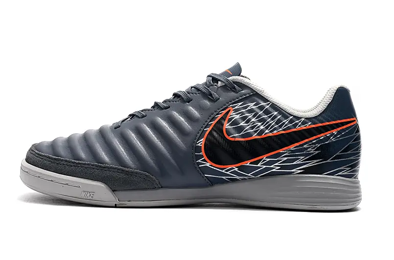 Nike Tiempo Ligera IV IC - Grey/Dark Grey/Crimson Orange
