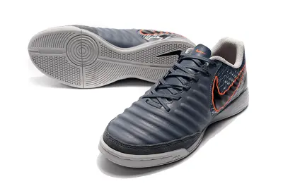 Nike Tiempo Ligera IV IC - Grey/Dark Grey/Crimson Orange