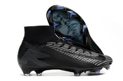 Nike Air Zoom Mercurial Superfly 10 Elite FG - Black/Graphite Grey/Teal Blue