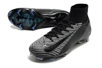 Nike Air Zoom Mercurial Superfly 10 Elite FG - Black/Graphite Grey/Teal Blue