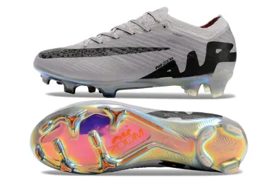 Nike Air Zoom Mercurial Vapor 15 Elite FG - Gray/Gunmetal Gray/Rainbow Iridescent
