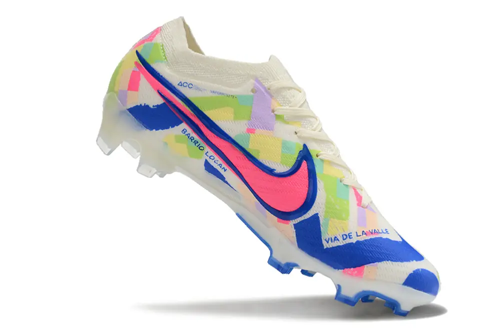 Nike Air Zoom Mercurial Vapor 15 Elite FG - White/Electric Blue/Pink Flash