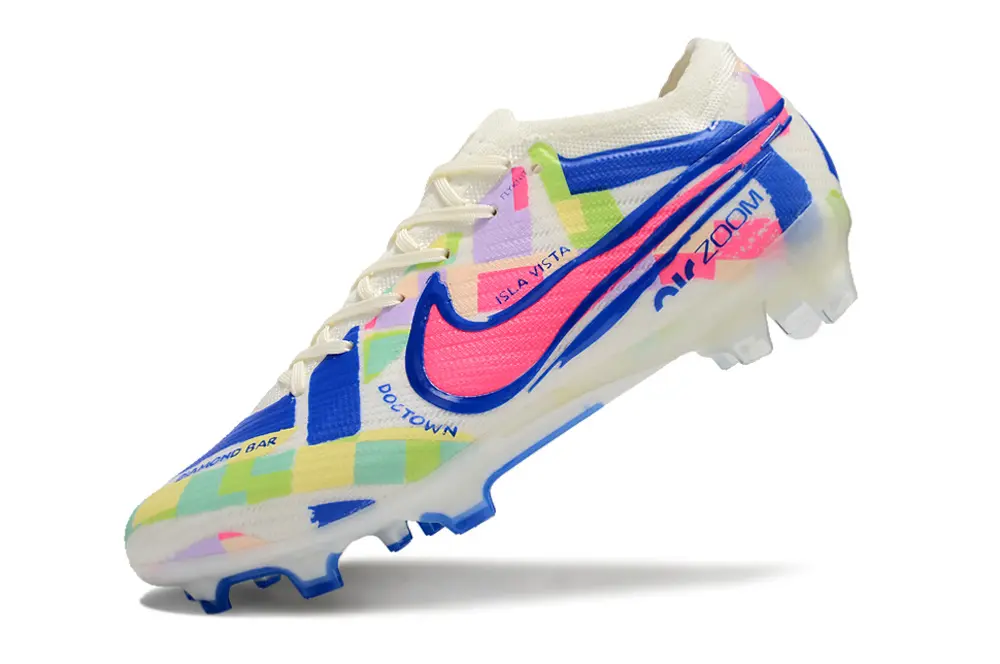 Nike Air Zoom Mercurial Vapor 15 Elite FG - White/Electric Blue/Pink Flash