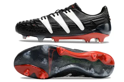 Adidas Predator 94 FG - Black/Crimson Red/White