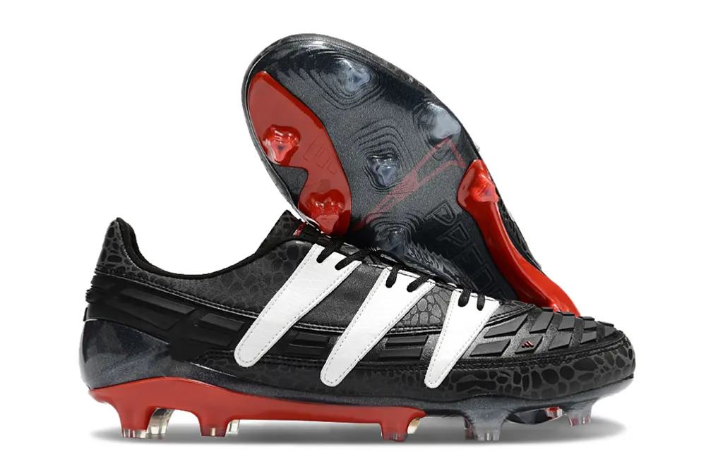 Adidas Predator 94 FG - Black/Crimson Red/White