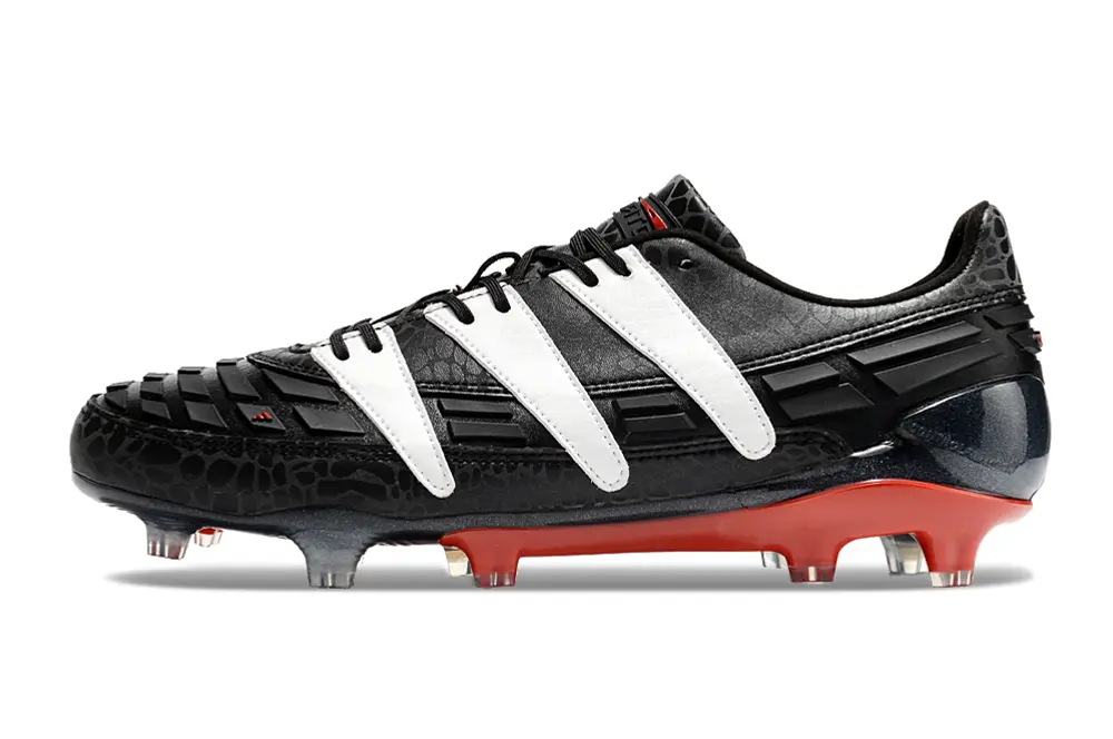 Adidas Predator 94 FG - Black/Crimson Red/White