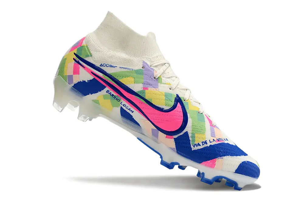Nike Air Zoom Mercurial Superfly 10 Elite FG - White/Neon Pink/Deep Blue