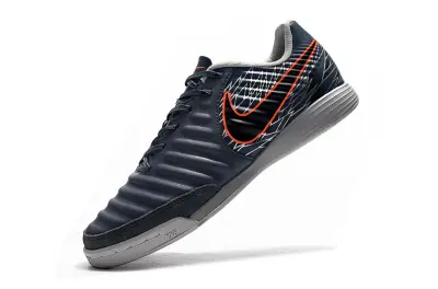 Nike Tiempo Ligera IV IC - Grey/Dark Grey/Crimson Orange