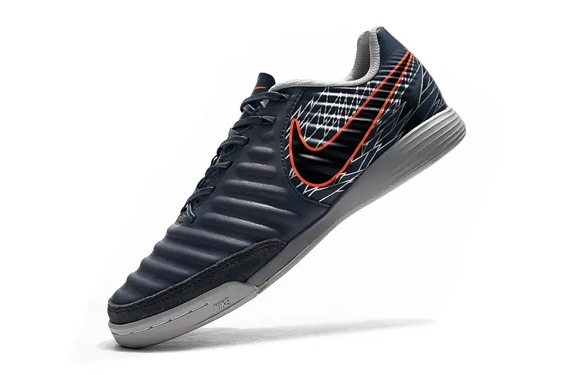 Nike Tiempo Ligera IV IC - Grey/Dark Grey/Crimson Orange