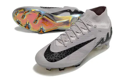 Nike Air Zoom Mercurial Superfly 10 Elite FG - Gray/Mystic Black/Prismatic White