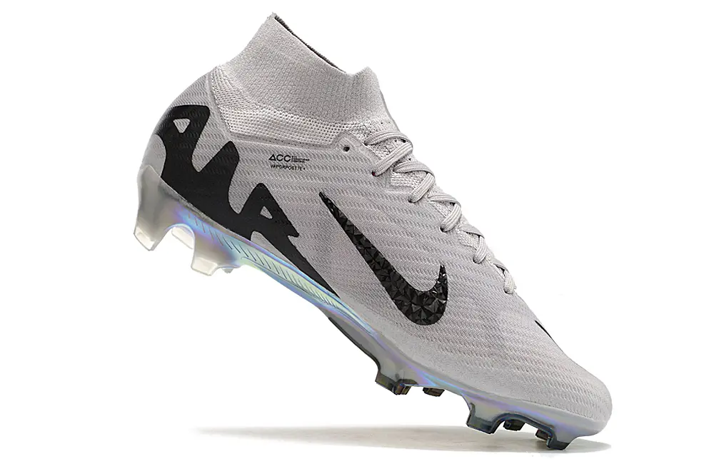 Nike Air Zoom Mercurial Superfly 10 Elite FG - Gray/Mystic Black/Prismatic White