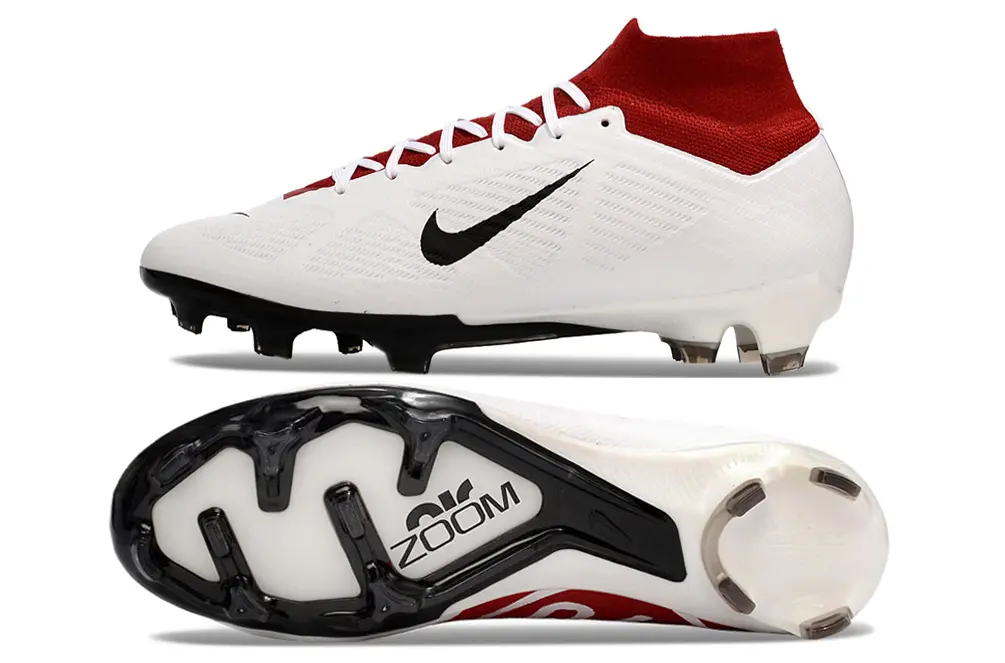 Nike Air Zoom Mercurial Superfly 10 Elite FG - White/Crimson Red/Classic Black