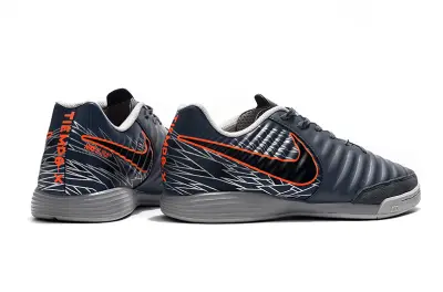 Nike Tiempo Ligera IV IC - Grey/Dark Grey/Crimson Orange