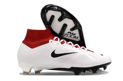 Nike Air Zoom Mercurial Superfly 10 Elite FG - White/Crimson Red/Classic Black