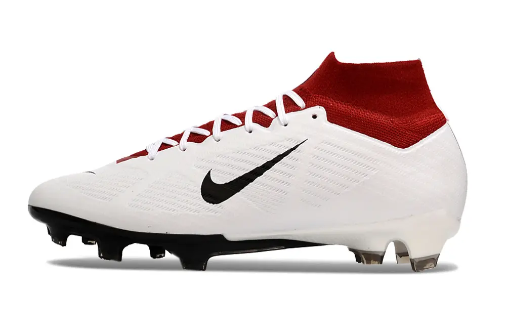 Nike Air Zoom Mercurial Superfly 10 Elite FG - White/Crimson Red/Classic Black