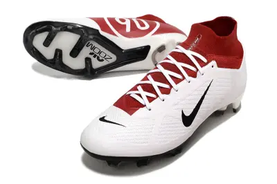 Nike Air Zoom Mercurial Superfly 10 Elite FG - White/Crimson Red/Classic Black