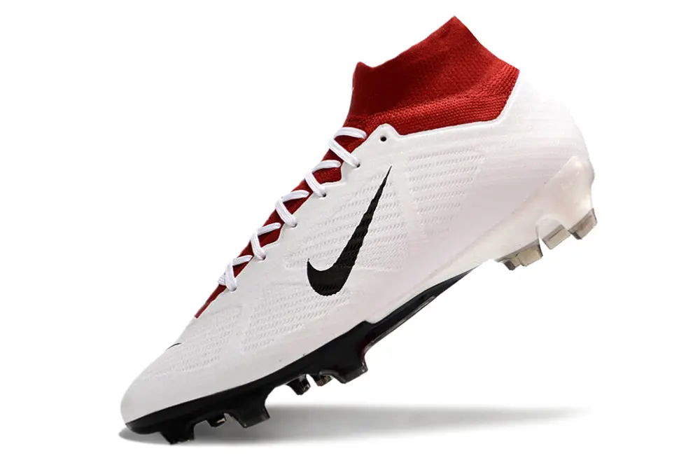 Nike Air Zoom Mercurial Superfly 10 Elite FG - White/Crimson Red/Classic Black
