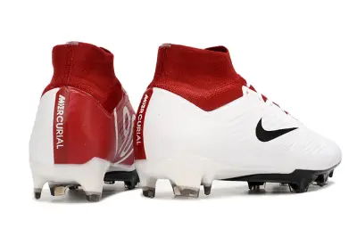 Nike Air Zoom Mercurial Superfly 10 Elite FG - White/Crimson Red/Classic Black