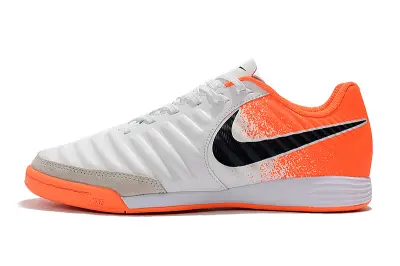 Nike Tiempo Ligera IV IC - White/Vibrant Orange/Deep Black