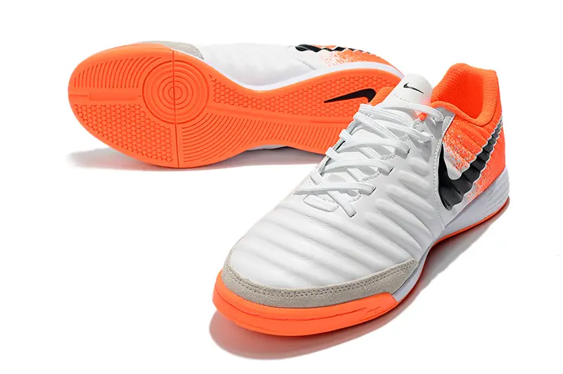 Nike Tiempo Ligera IV IC - White/Vibrant Orange/Deep Black