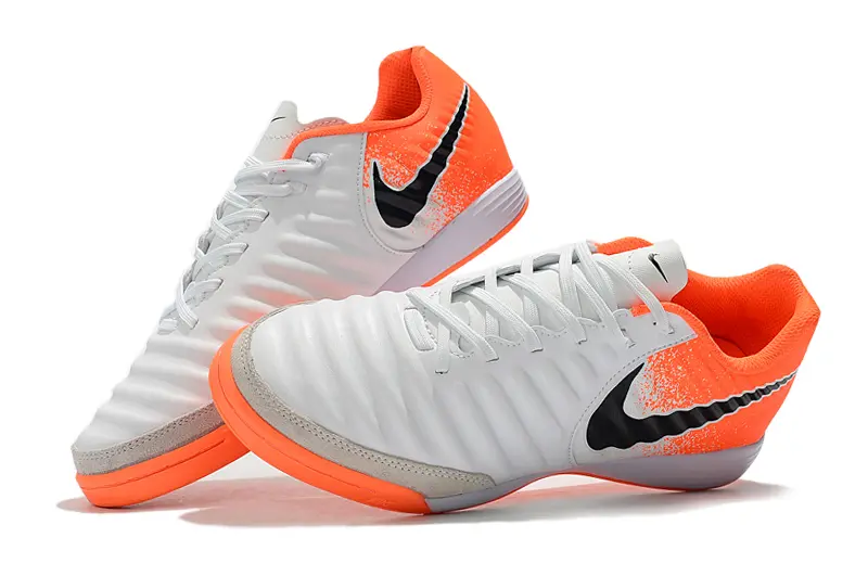 Nike Tiempo Ligera IV IC - White/Vibrant Orange/Deep Black
