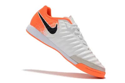 Nike Tiempo Ligera IV IC - White/Vibrant Orange/Deep Black