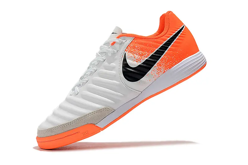 Nike Tiempo Ligera IV IC - White/Vibrant Orange/Deep Black