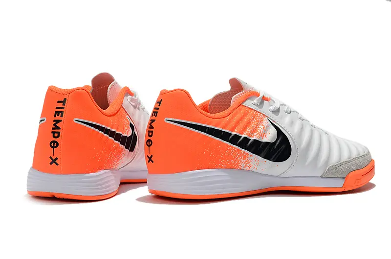 Nike Tiempo Ligera IV IC - White/Vibrant Orange/Deep Black