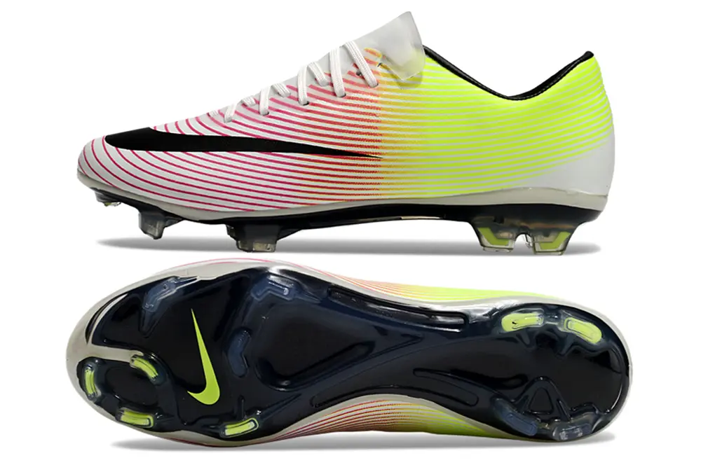 Nike Mercurial Vapor 10 FG - White/Electric Yellow/Crimson Red