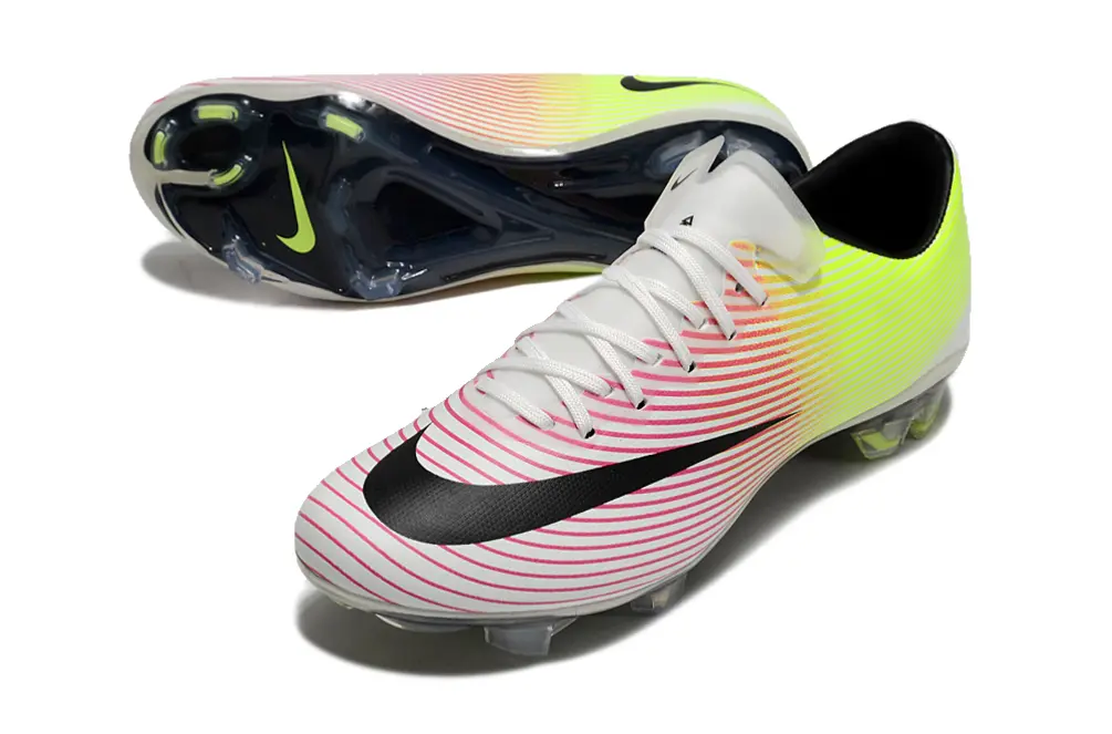 Nike Mercurial Vapor 10 FG - White/Electric Yellow/Crimson Red