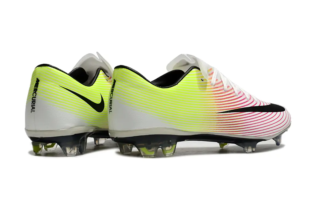 Nike Mercurial Vapor 10 FG - White/Electric Yellow/Crimson Red