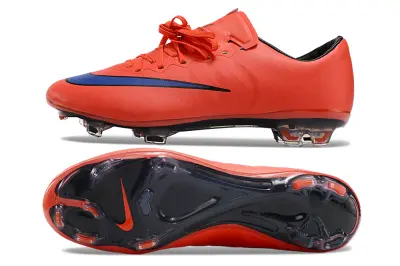Nike Mercurial Vapor 10 FG - Red/Electric Orange/Deep Blue